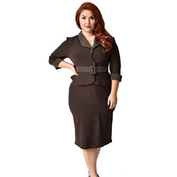 miss candyfloss Dresses & Skirts - Miss Candyfloss Agent Carter Dress ~ Pinup Retro Vintage Rockabilly